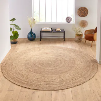 Aftas Round Jute Rug