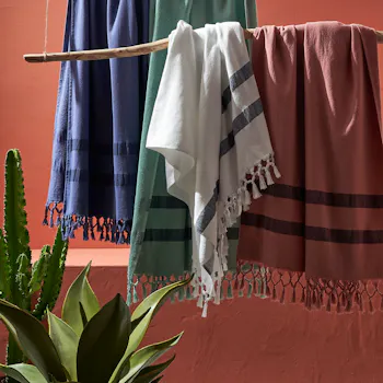 Antalya 100% Organic Cotton XL Fouta Towel