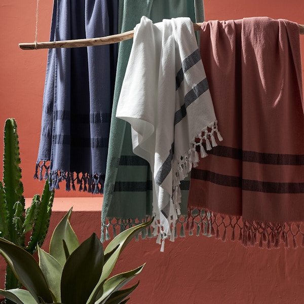Antalya 100% Organic Cotton XL Fouta Towel £32