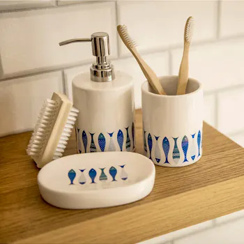 Fish 3-Piece Bathroom Set