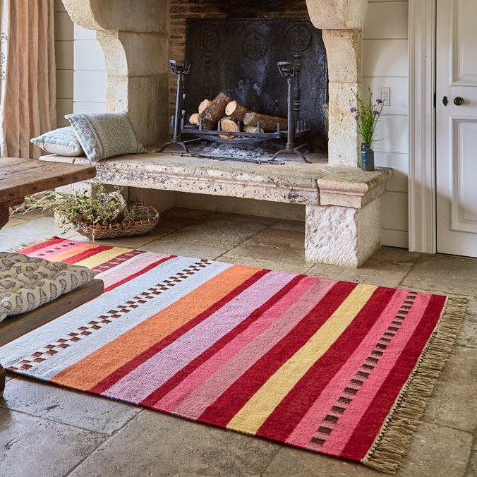 Weaver Green Darjeeling Rainbow Rug, £155