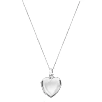 Goldsmiths Sterling Silver Heart Locket