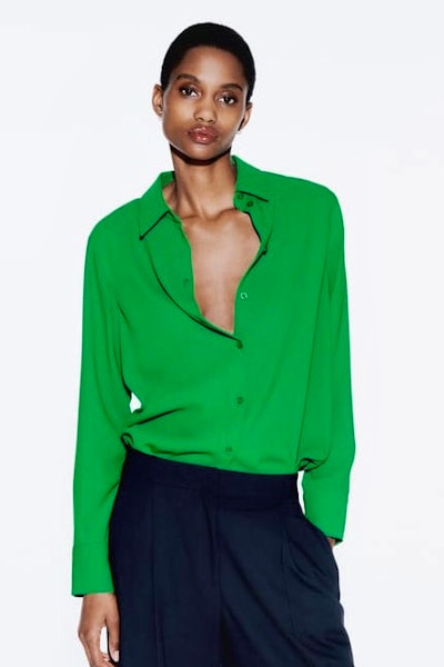 Zara Crepe Shirt, £30