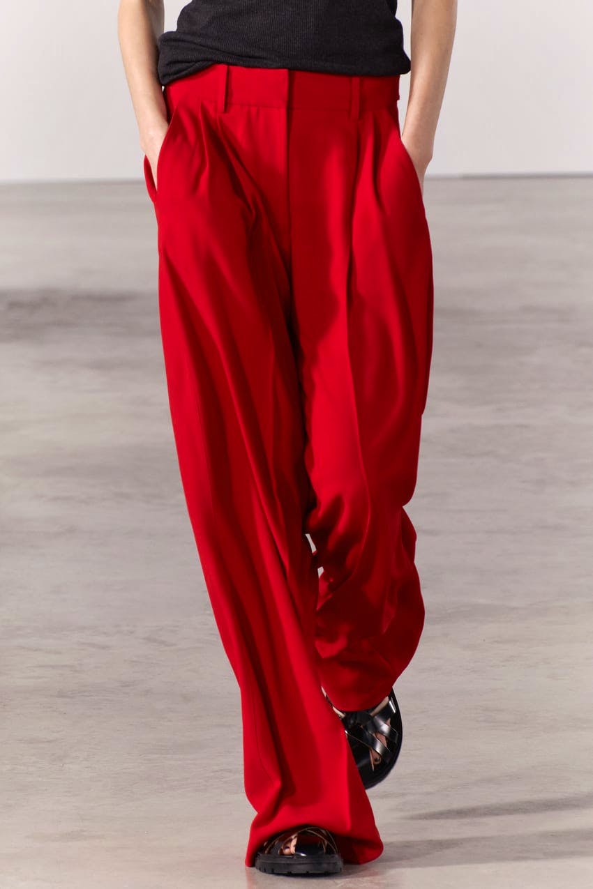 Zara Darted Masculine Trousers, £50