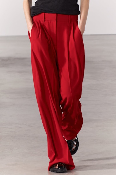 Zara Darted Masculine Trousers, £50