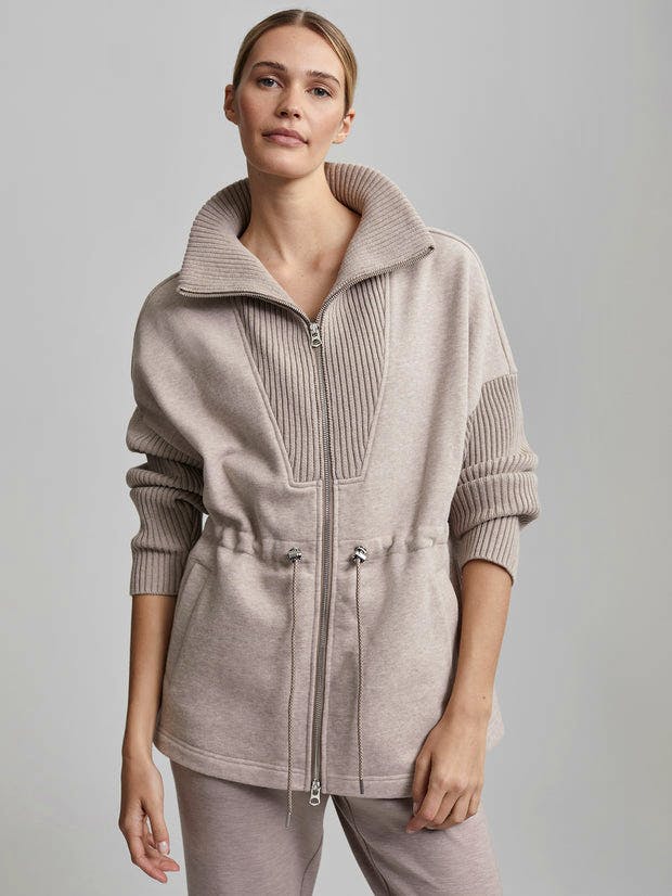 Varley Long-Line Zip-Through Sweat, £134