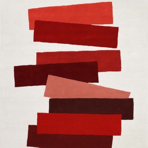 Christopher Farr Josef Albers Rug The Many Faces of Red, €950
