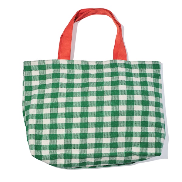 Not Another Bill Gingham Tote, £14