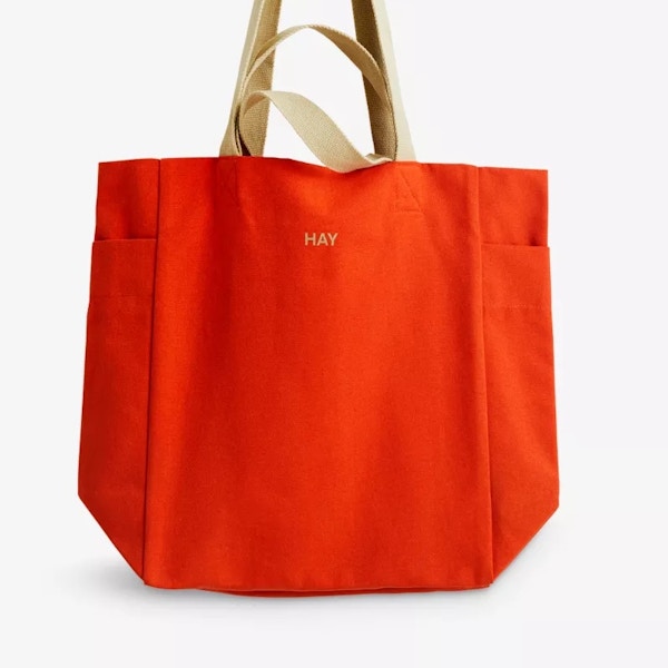 Hay Everyday Logo Text-Print Organic-Cotton Tote Bag, £39