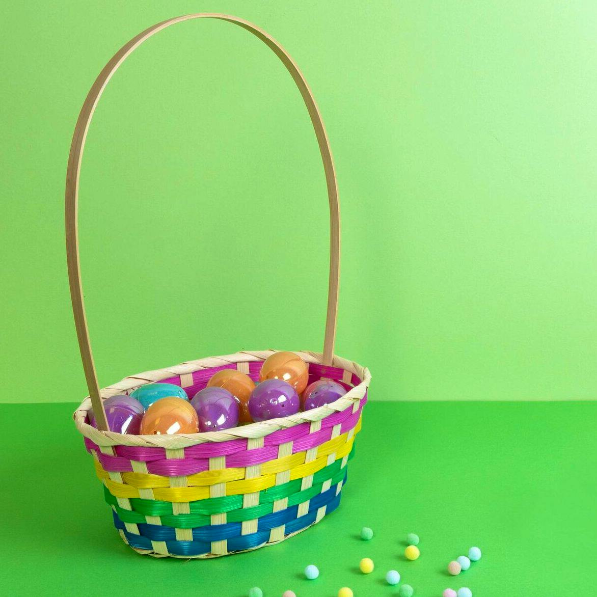 Hobbycraft Multi Bamboo Easter Basket, £3