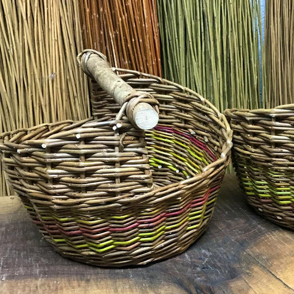 Geoff Travers Rustic Asymmetric Basket #2, £64