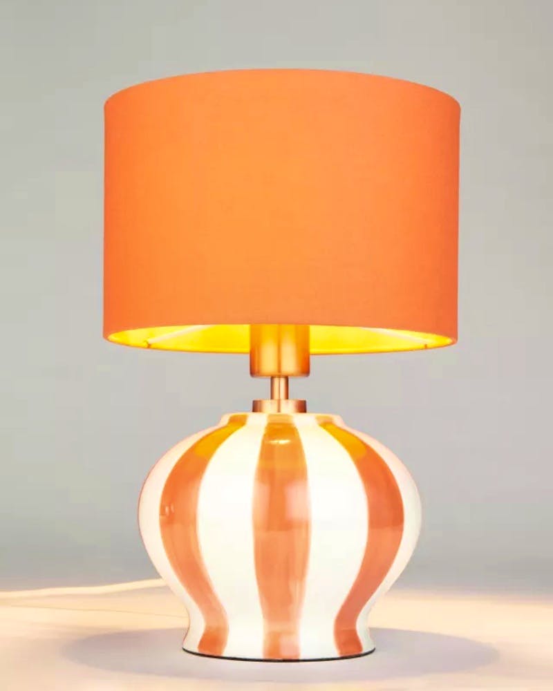 John Lewis Burano Striped Ceramic Table Lamp, £65