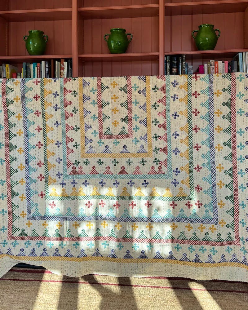 Sourced by Holly Kantha Quilt, £175