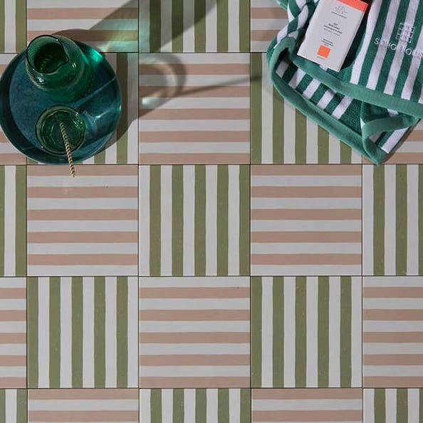 Ca’Pietra Deck Chair Porcelain Rose Tile, £79.20 per metre