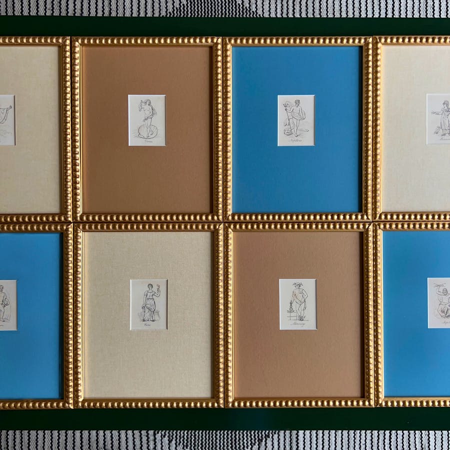 Petri Prints The Roman Gods And Goddesses, Full Set Of 8, £730