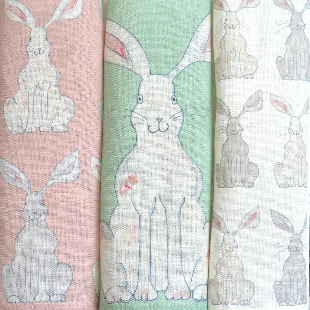 Not On The High Street Easter Rabbit Linen Napkin Crackers, £11