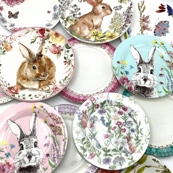 Etsy Easter Spring Plates, £15.90