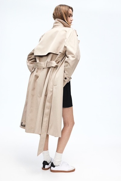H&M Double-Breasted Twill Trench Coat, £54.99