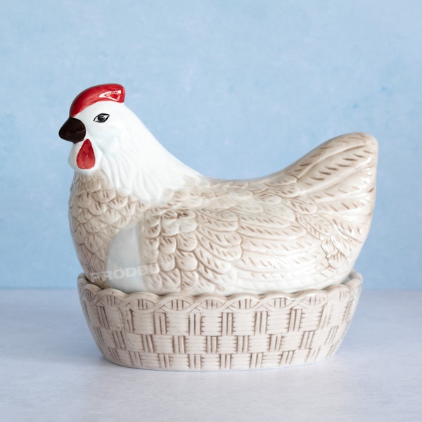 Robert David Home Ceramic Hen Egg Storage Holder, £25