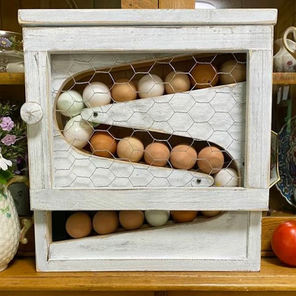 Etsy Fresh Egg Holder Wooden Egg Storage Custom Egg Display Egg Rack, £77.10