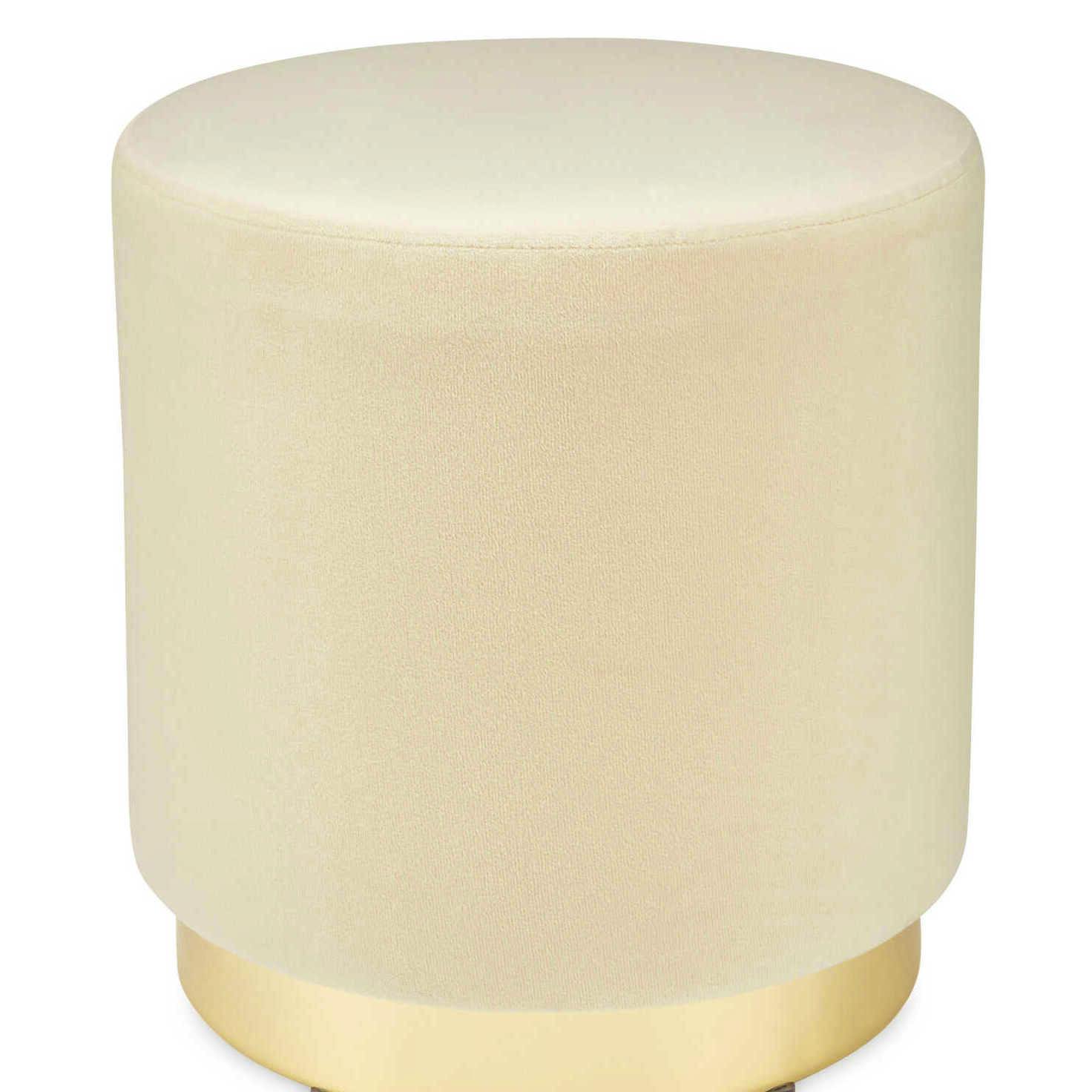 Kirkton House Velvet Footstool £19.99