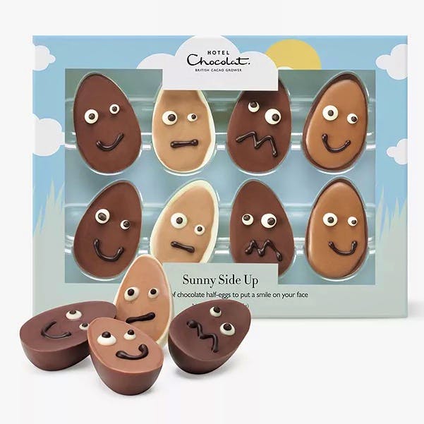 Hotel Chocolat Sunny Side Up, Chocolate Half-Eggs, £8.95