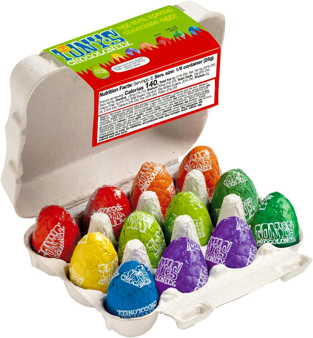 Tony’s Chocolonely Easter Eggs, £3.75