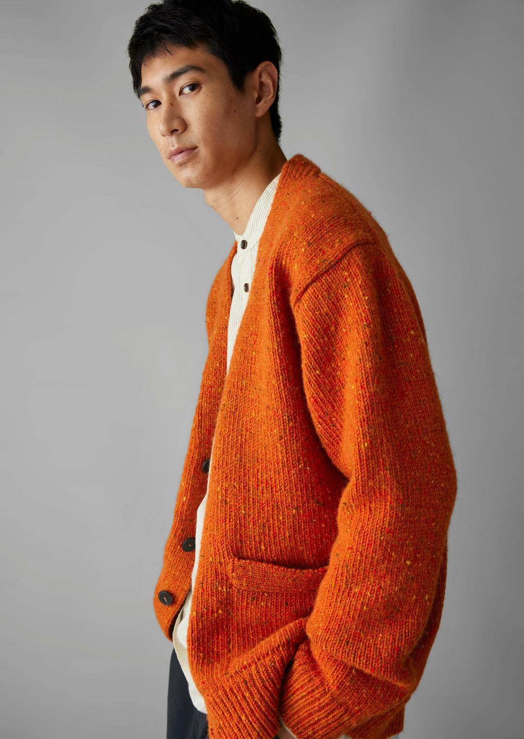 Toast V-Neck Donegal Wool Cardigan, £245