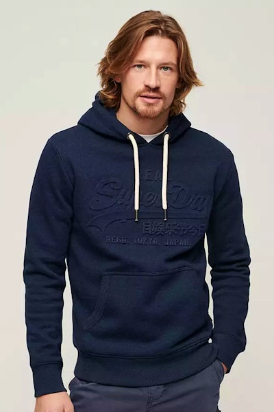 John Lewis Superdry Embossed Vintage Logo Hoodie, £59.99