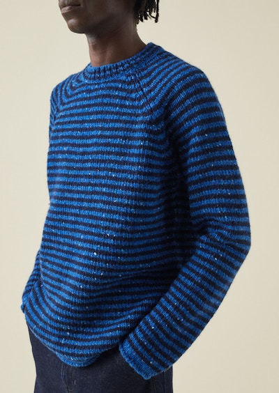 Toast Stripe Donegal Wool Sweater, £195