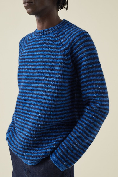 Toast Stripe Donegal Wool Sweater, £195