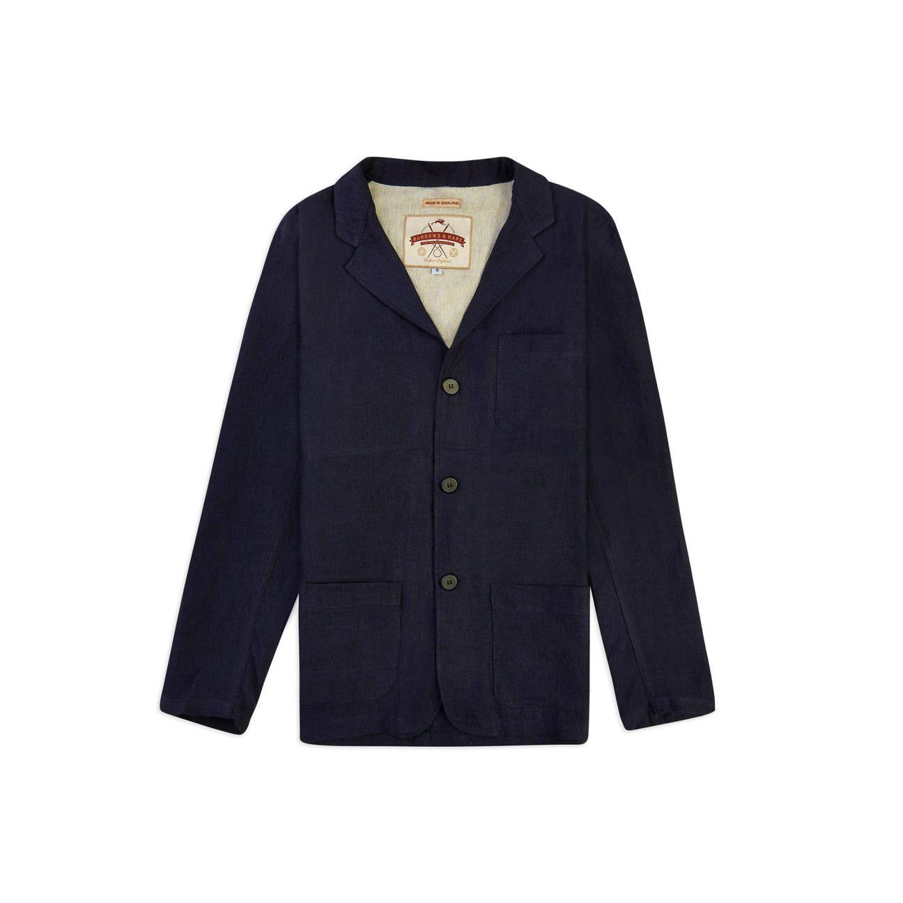 Burrows & Hare Burrows & Hare Linen Blazer – Indigo, £75 (Was £225)