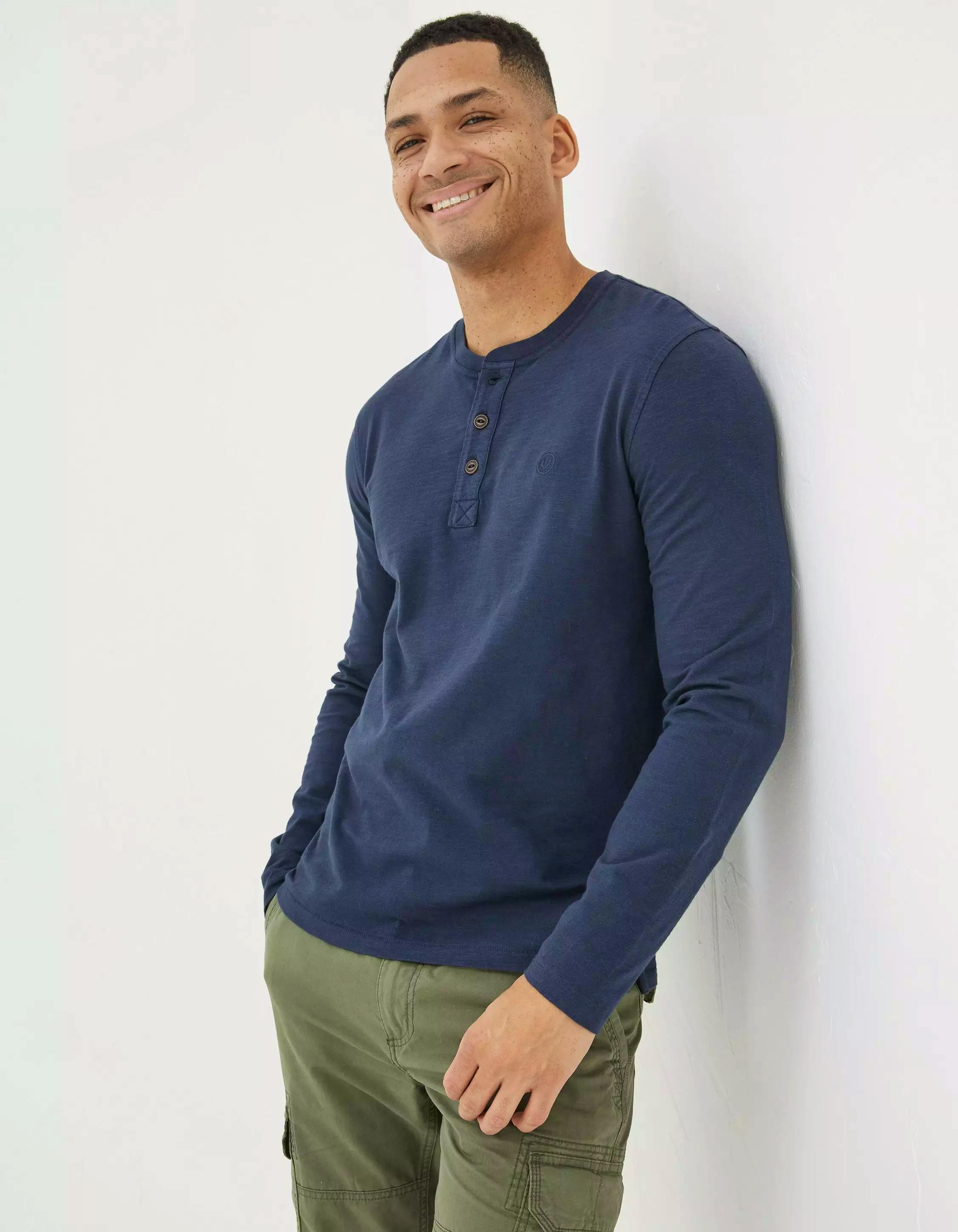 Fat Face Woodside Slub Cotton Henley, £32.50