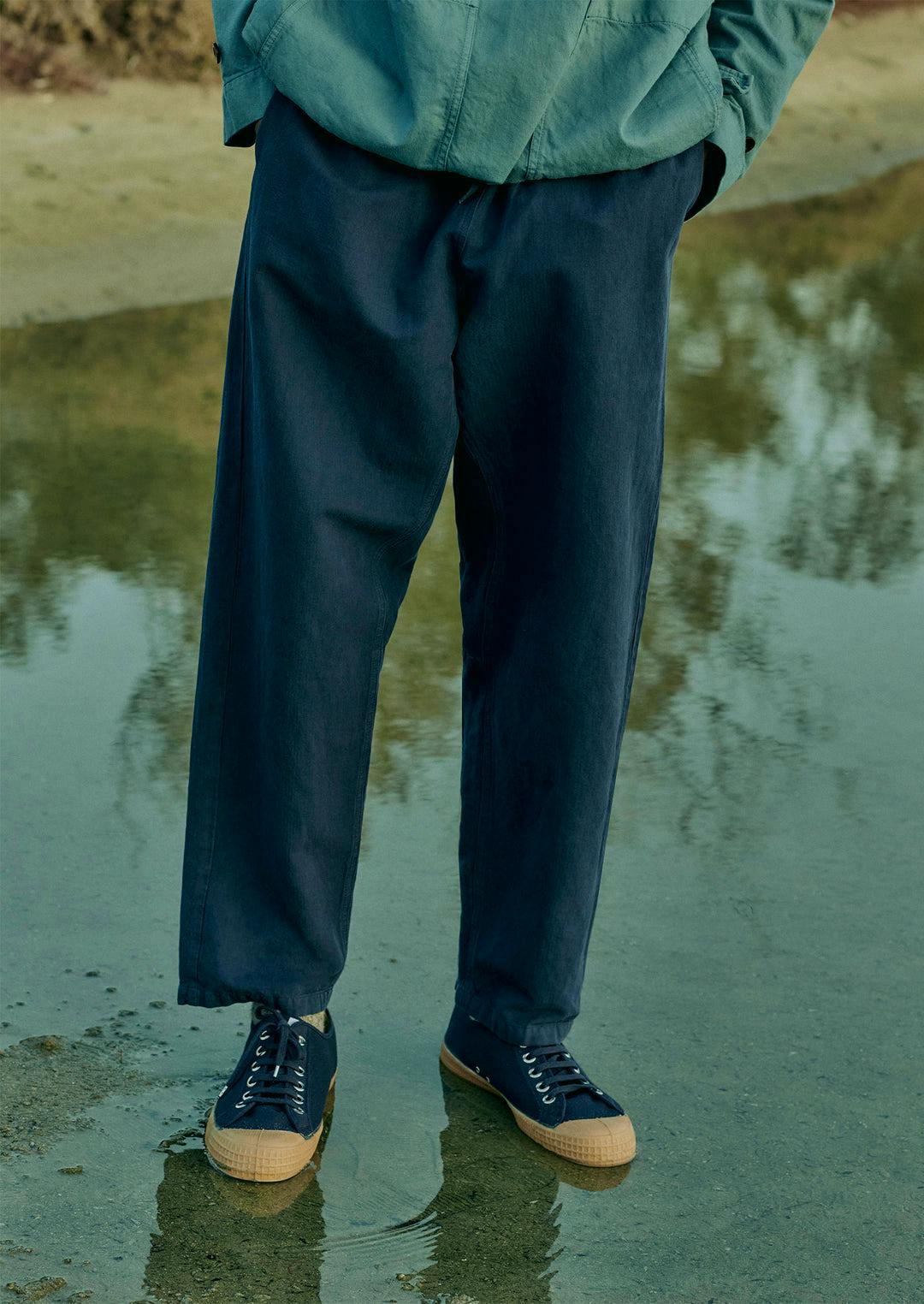 Toast Alfie Garment Dyed Herringbone Trousers, £195