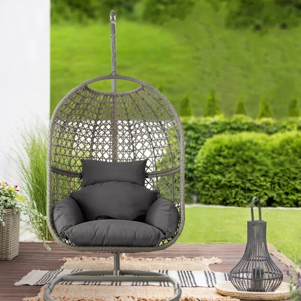 Debenhams Livivo Rattan Cocoon Egg Swing Chair, £389