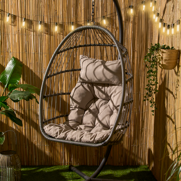 Online Home Shop Foldable Hanging Egg Chair, Online Home Shop, £119