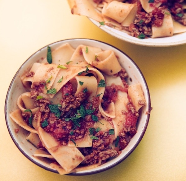 PAPPARDELLE WITH LAMB RAGU 