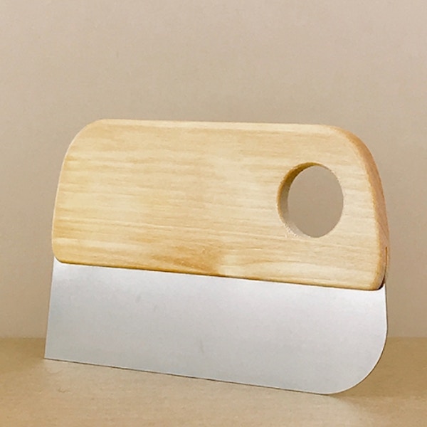 Objects of Use Dough Scraper, Oiled Birch & Stainless Steel, £20