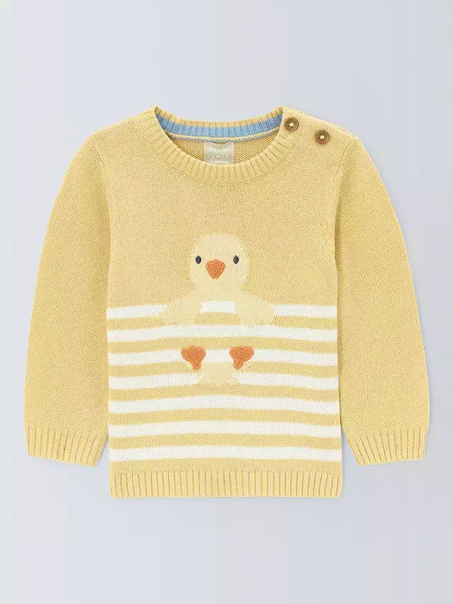 John Lewis Baby Stripe Chick Jumper, £15