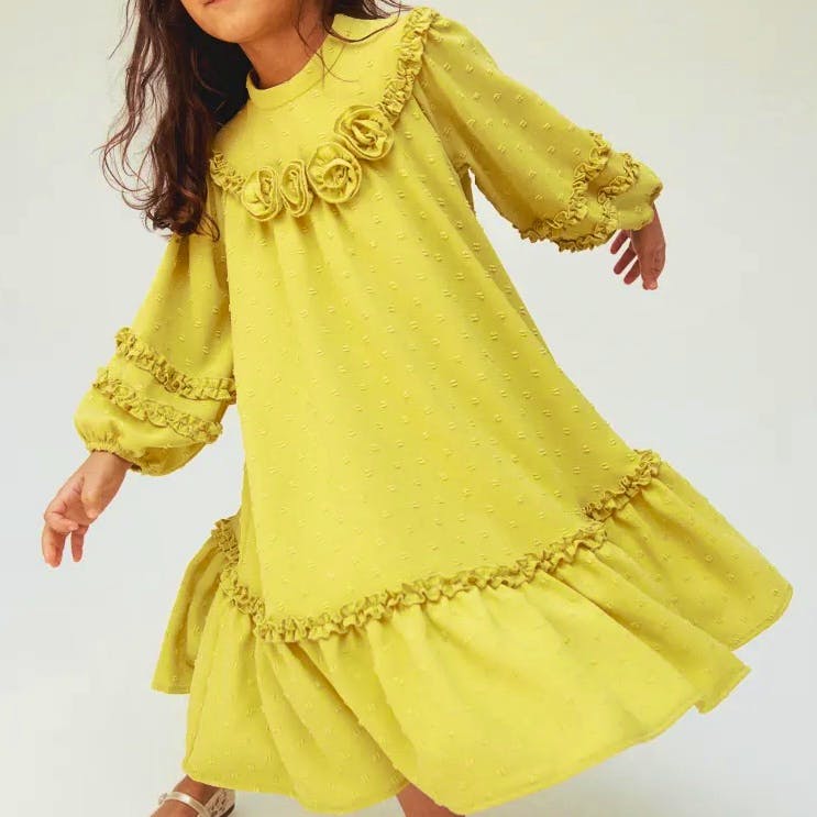 H&M Plumeti Dress With Ruffles, £19.99