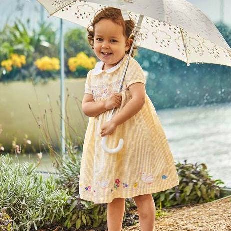 Jojo Maman Bébé Embroidered Smock Dress, £29.50