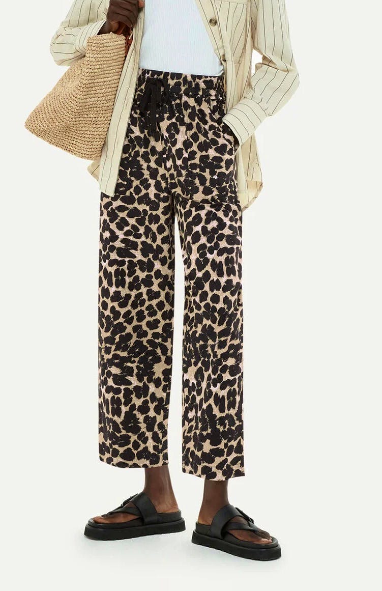 Whistles Leopard Spot Poplin Trouser, £59 (Was £89)