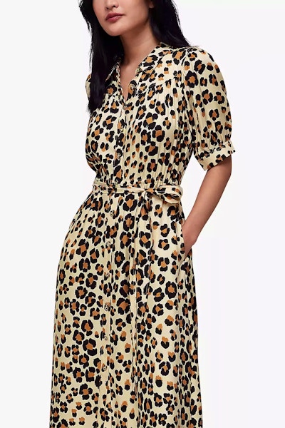 John Lewis Whistles Painted Leopard Midi Dress, £109 (was £169)