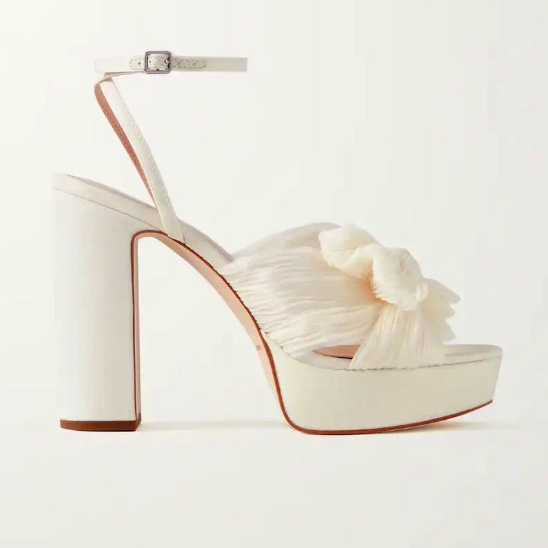 Loeffler Randall Natalia Bow-Embellished Platform Sandals, £390