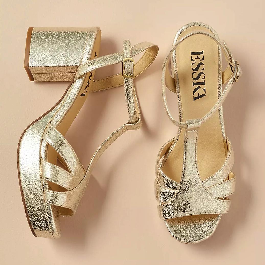 Anthropologie Esska Vegan Charlie Heeled Sandals, £160