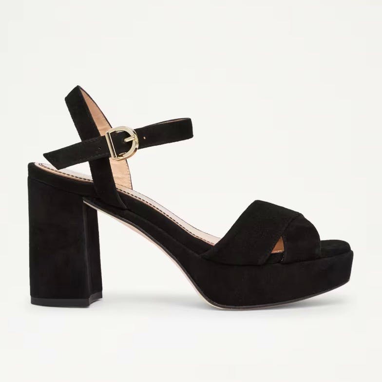 Russell & Bromley Classic Block Heel Platform, £245