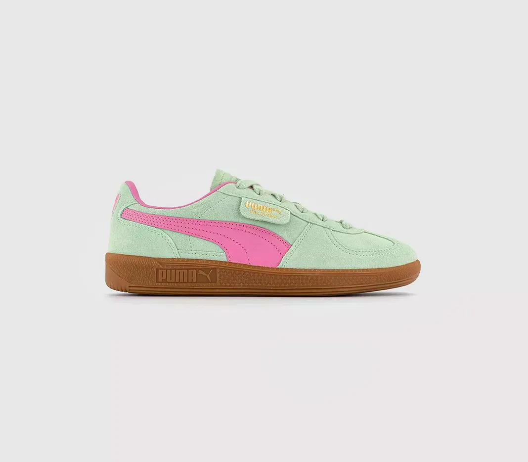 Puma Palermo Trainers Fresh Mint Fast Pink, £74.99