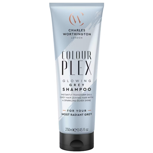 Charles Worthington Colour Plex Glowing Grey Shampoo, £6