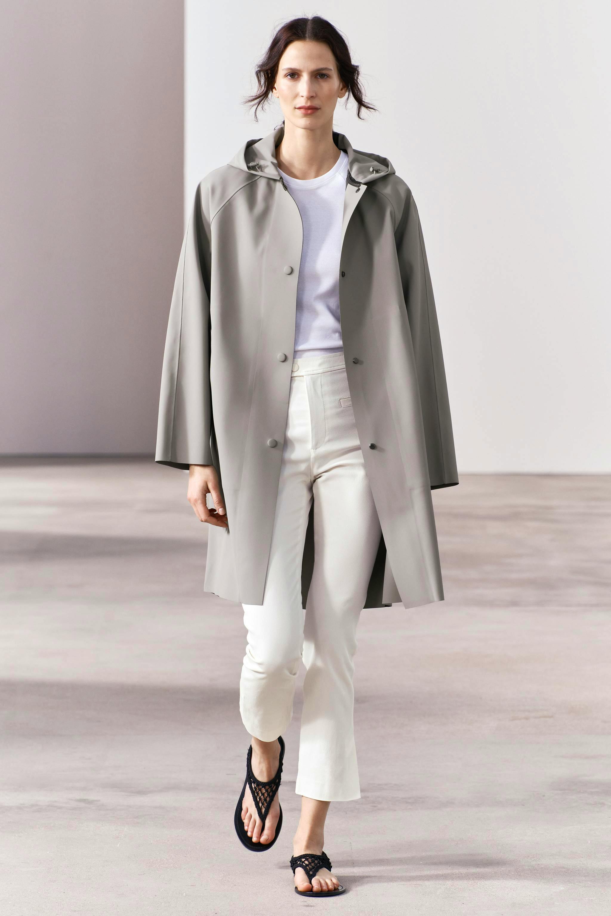 Zara Water-Resistant Rubberised Jacket, £69.99