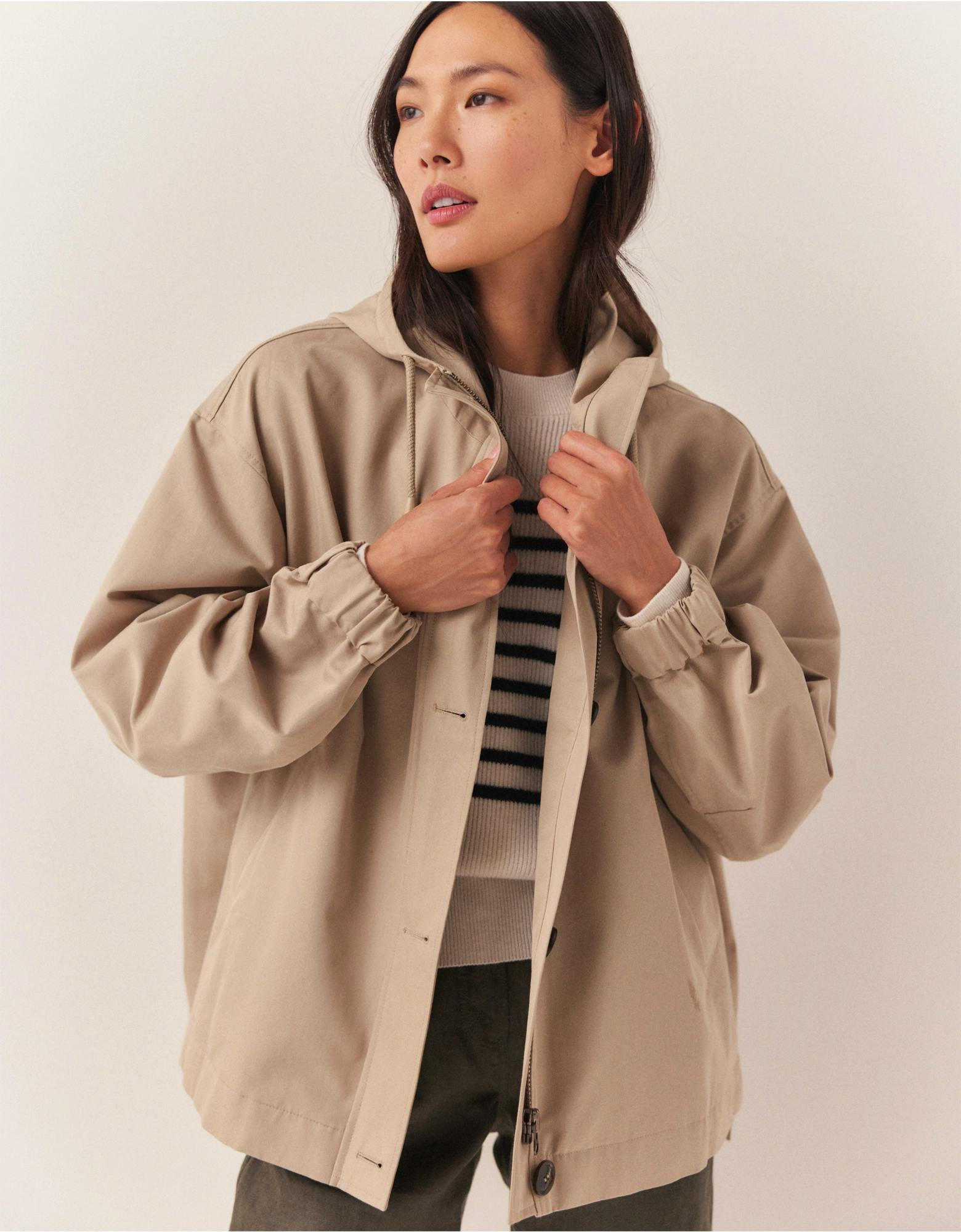 The White Company Nylon Cropped Trench, £189